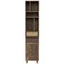 Riddle 15 3/4" Wide Reclaimed Oak Wood 2-Drawer TV Tower