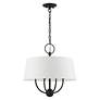 Thumbnail3 of Ridgecrest 4 Light Black Pendant Chandelier more views