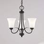 1_Ridgedale 18-in 3-Light Black Shaded Chandelier