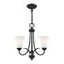 5_Ridgedale 18-in 3-Light Black Shaded Chandelier more views