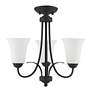 7_Ridgedale 18-in 3-Light Black Shaded Chandelier more views