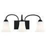 Thumbnail2 of Ridgedale 3-Light 9-in Black Bell Vanity Light