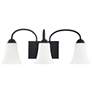Thumbnail3 of Ridgedale 3-Light 9-in Black Bell Vanity Light more views