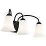 Thumbnail4 of Ridgedale 3-Light 9-in Black Bell Vanity Light more views