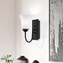 1_Ridgedale 5.5-in W 1-Light Black Arm Wall Sconce