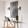 7_Ridgedale 5.5-in W 1-Light Black Arm Wall Sconce more views