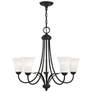 2_Ridgedale 5-Light Black Shaded Chandelier