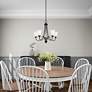 6_Ridgedale 5-Light Black Shaded Chandelier more views