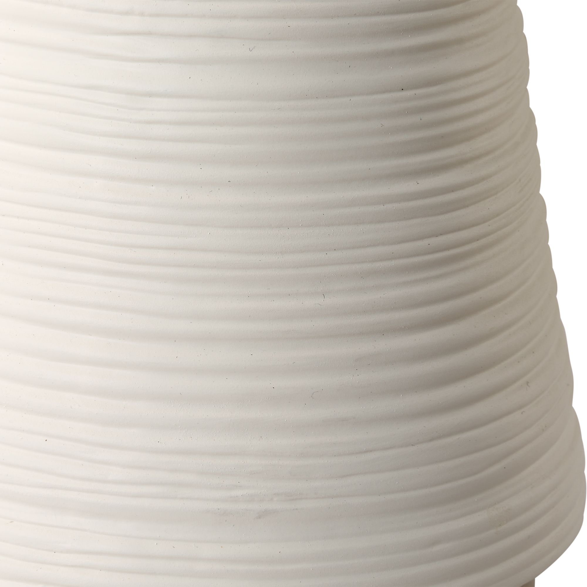 Image 3 Ridgeline Set of 2 White Ceramic Vases more views