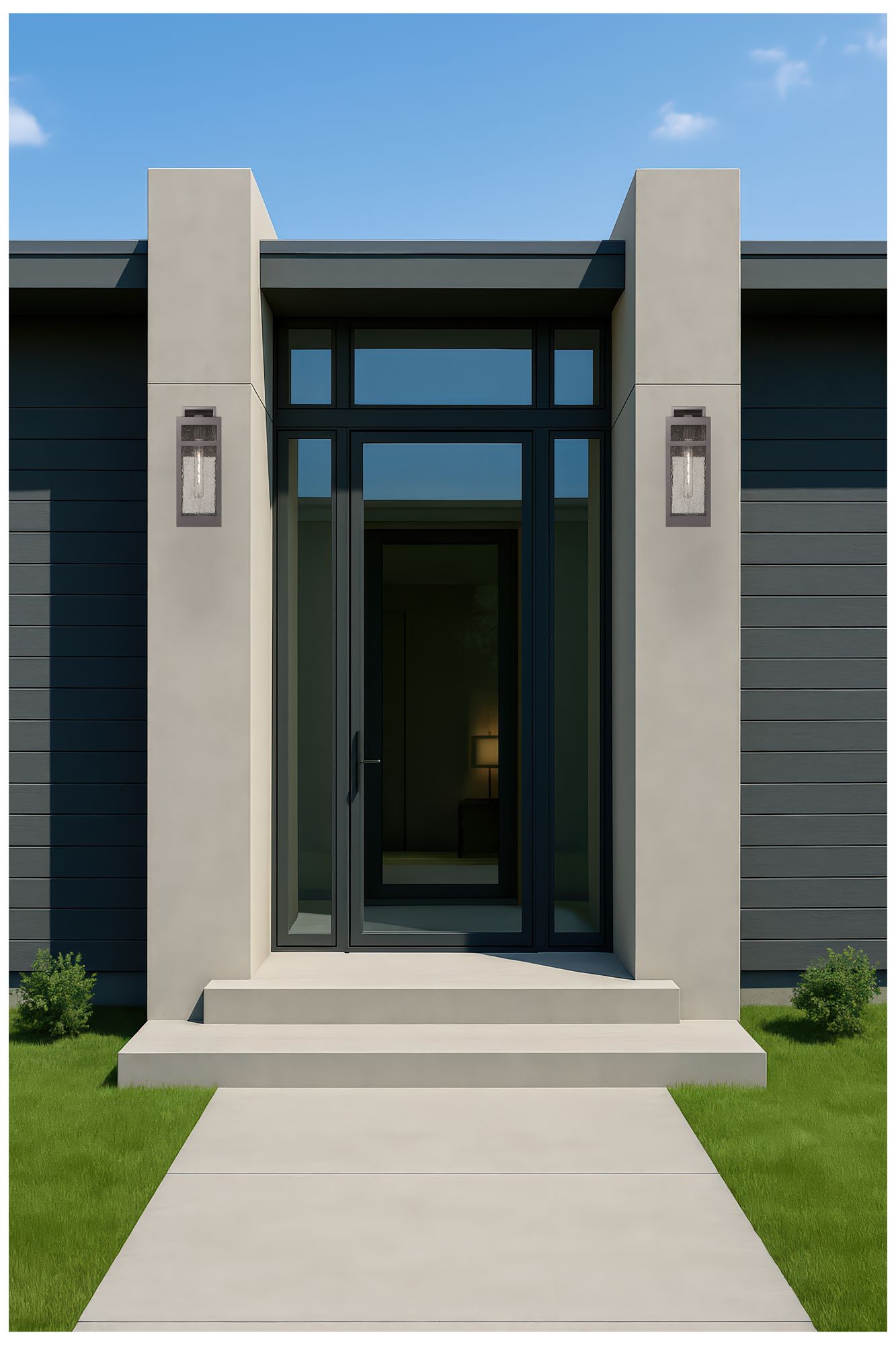 Image 3 Ridgeway 6" Bronze Coastal Outdoor Sconce With Seeded Glass more views