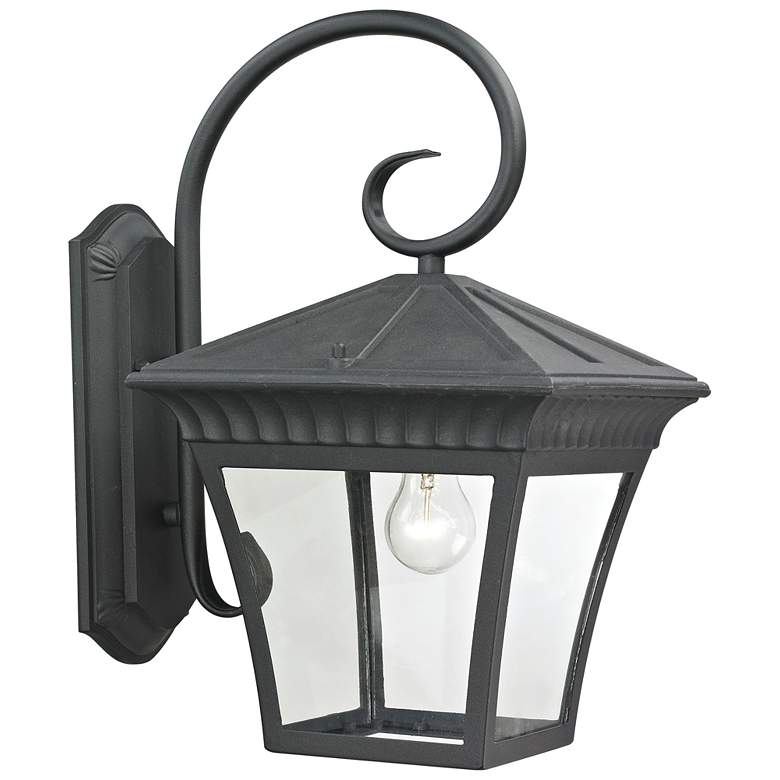 Image 1 Ridgewood 18 inch High 1-Light Outdoor Sconce - Matte Textured Black