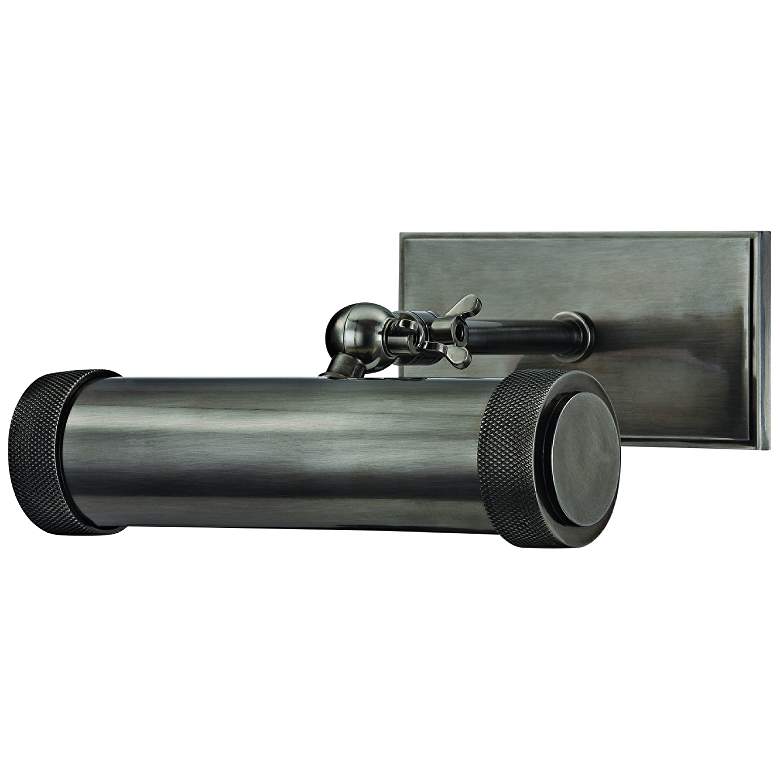 Image 1 Ridgewood 8 1/2" Wide Historic Nickel Picture Light