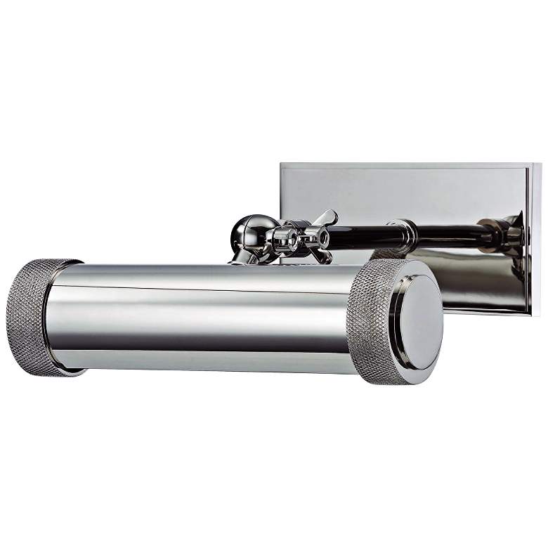 Image 1 Ridgewood 8 1/2" Wide Polished Nickel Picture Light
