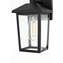 4_Riggs 12 1/2" High Black Outdoor Wall Light more views
