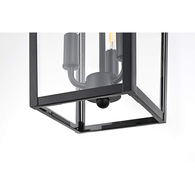 Image 6 Riggs 15" High Black 3-Light Outdoor Hanging Light more views