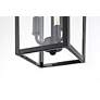 6_Riggs 15" High Black 3-Light Outdoor Hanging Light more views