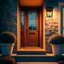 3_Riggs 21 1/2" High Black 3-Light Outdoor Wall Light more views