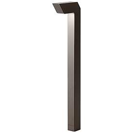 Image1 of Right Angle 22"H Textured Architectural Bronze Path Light