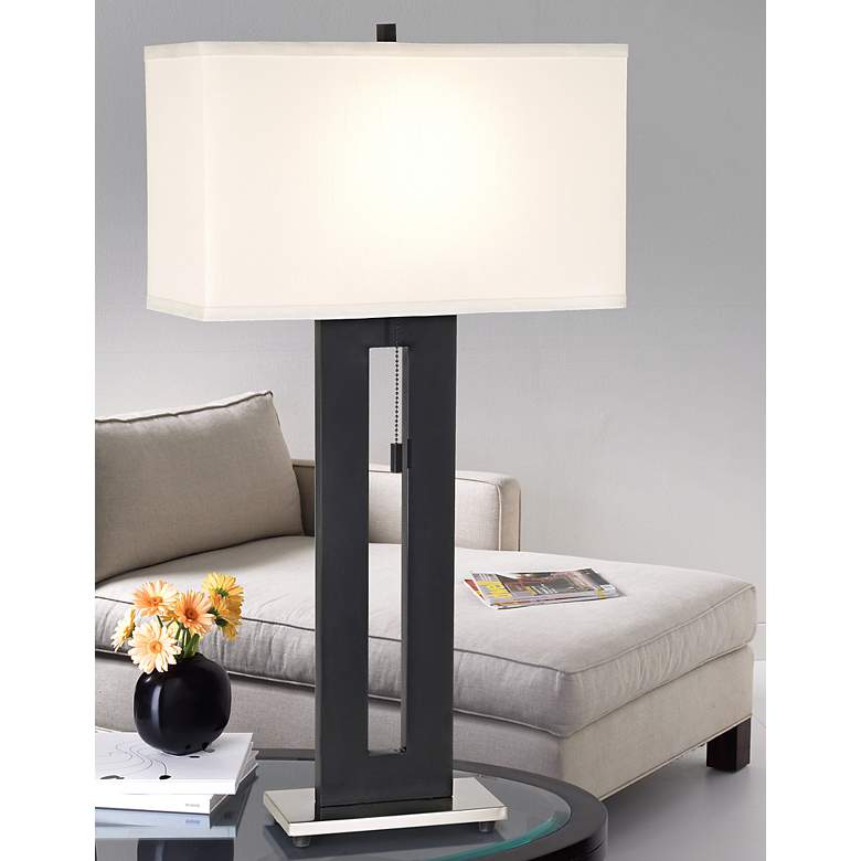 Image 1 Right Angle 27 1/2 inch High Table Lamp by 360 Lighting