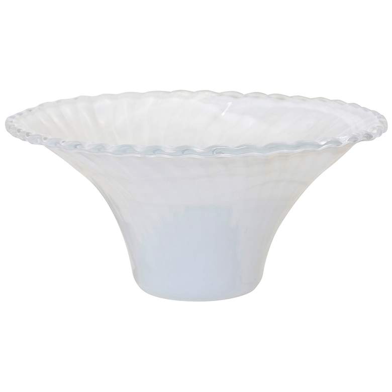 Image 1 Rigolo 15.74" Wide White Cup Centerpiece
