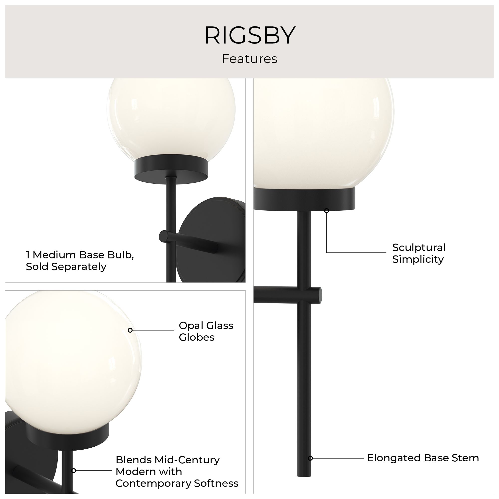 Rigsby One-Light  Wall Sconce