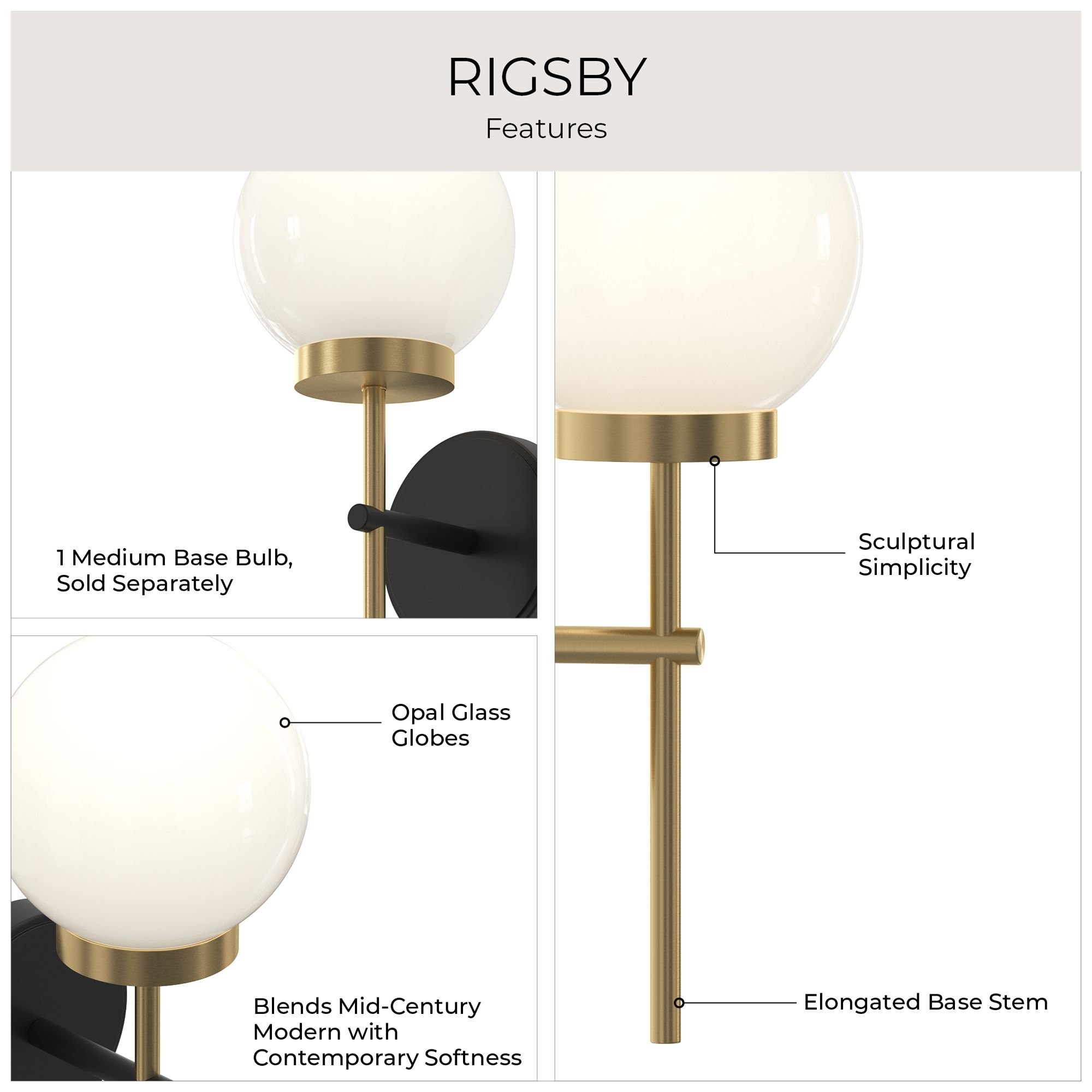 Rigsby One-Light  Wall Sconce