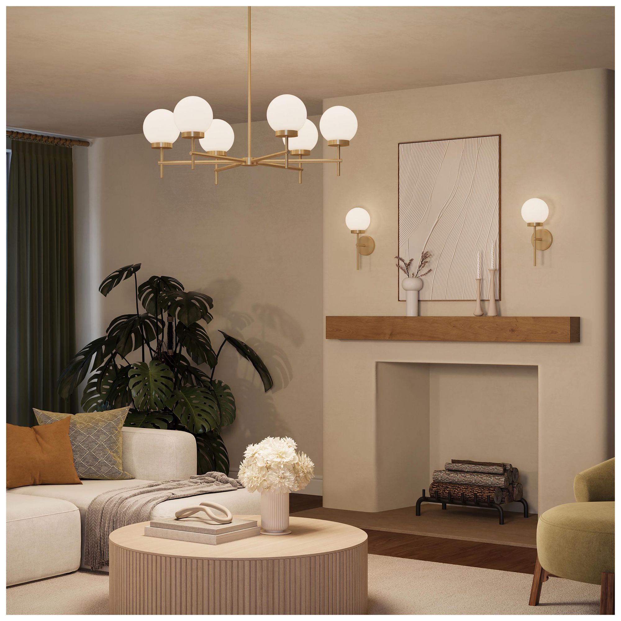 Image 5 Rigsby Six-Light  Medium Chandelier more views