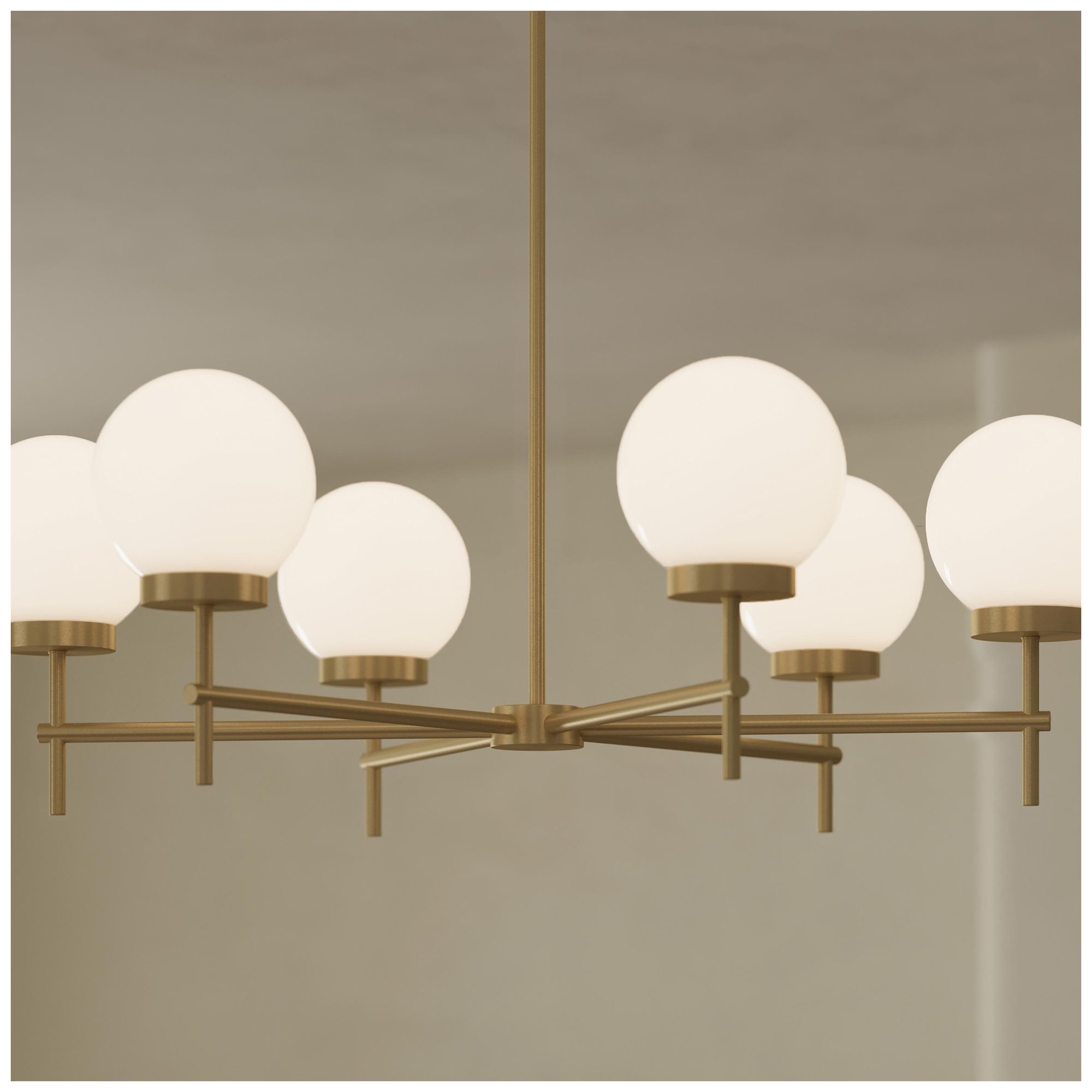 Rigsby Six-Light  Medium Chandelier
