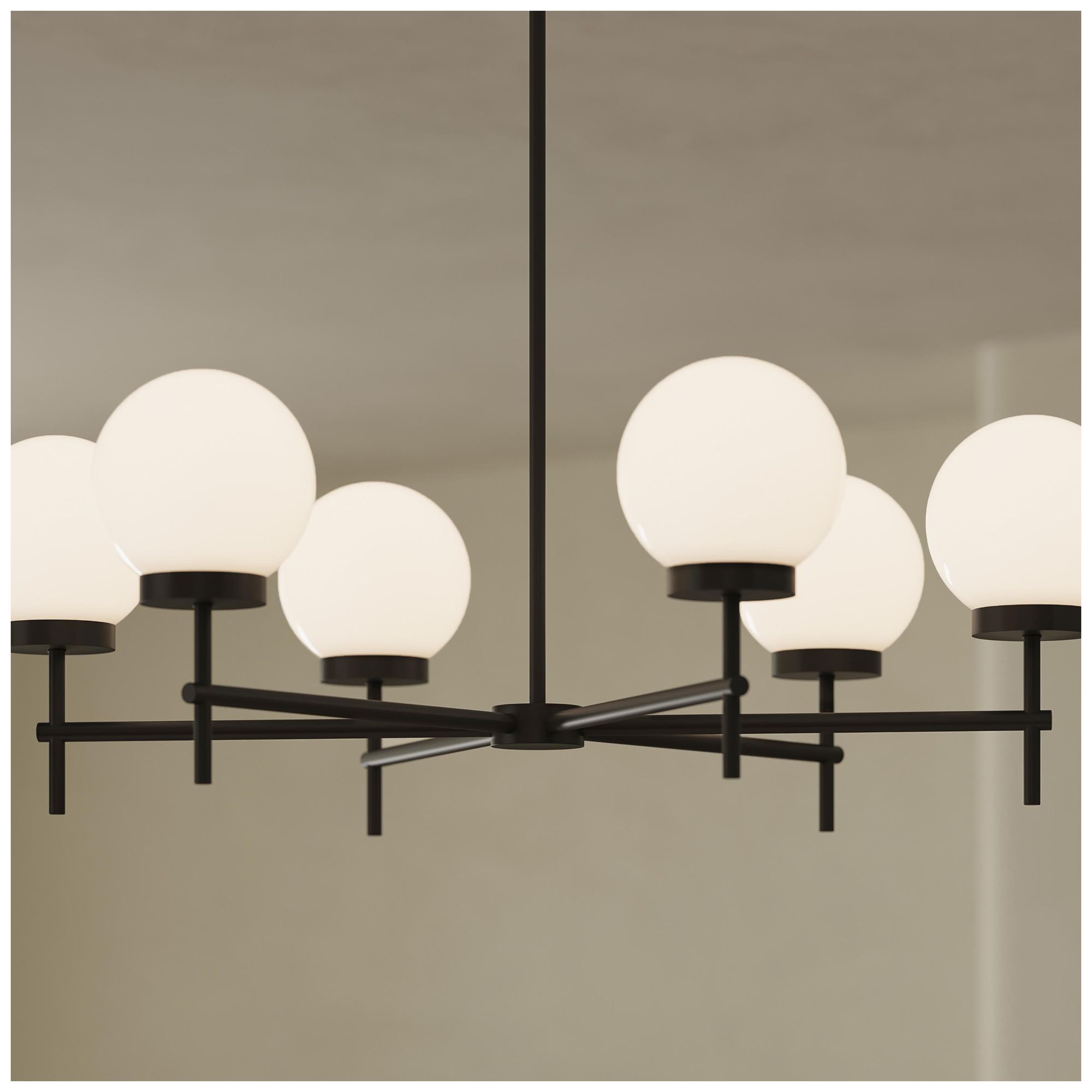 Rigsby Six-Light  Medium Chandelier