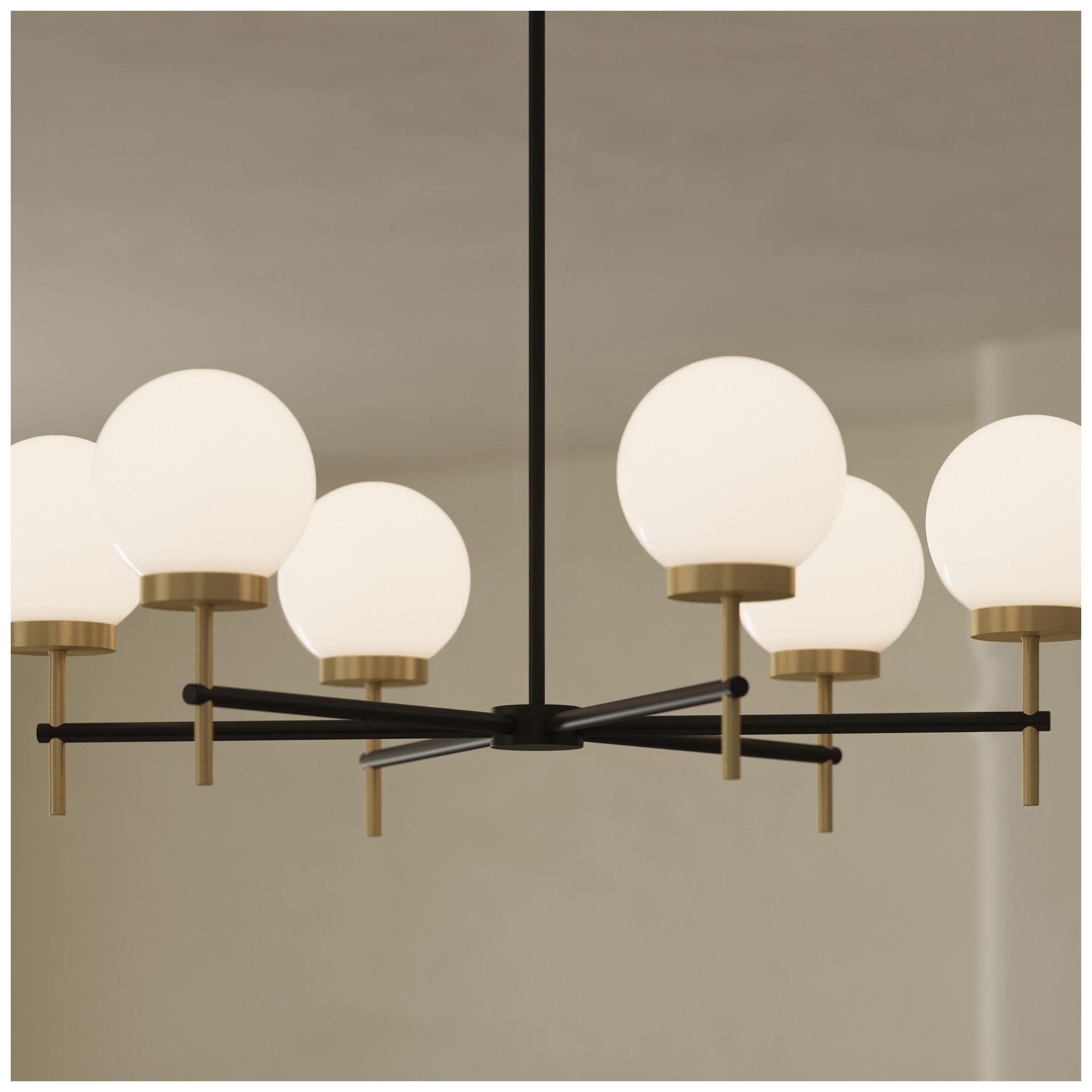 Rigsby Six-Light  Medium Chandelier