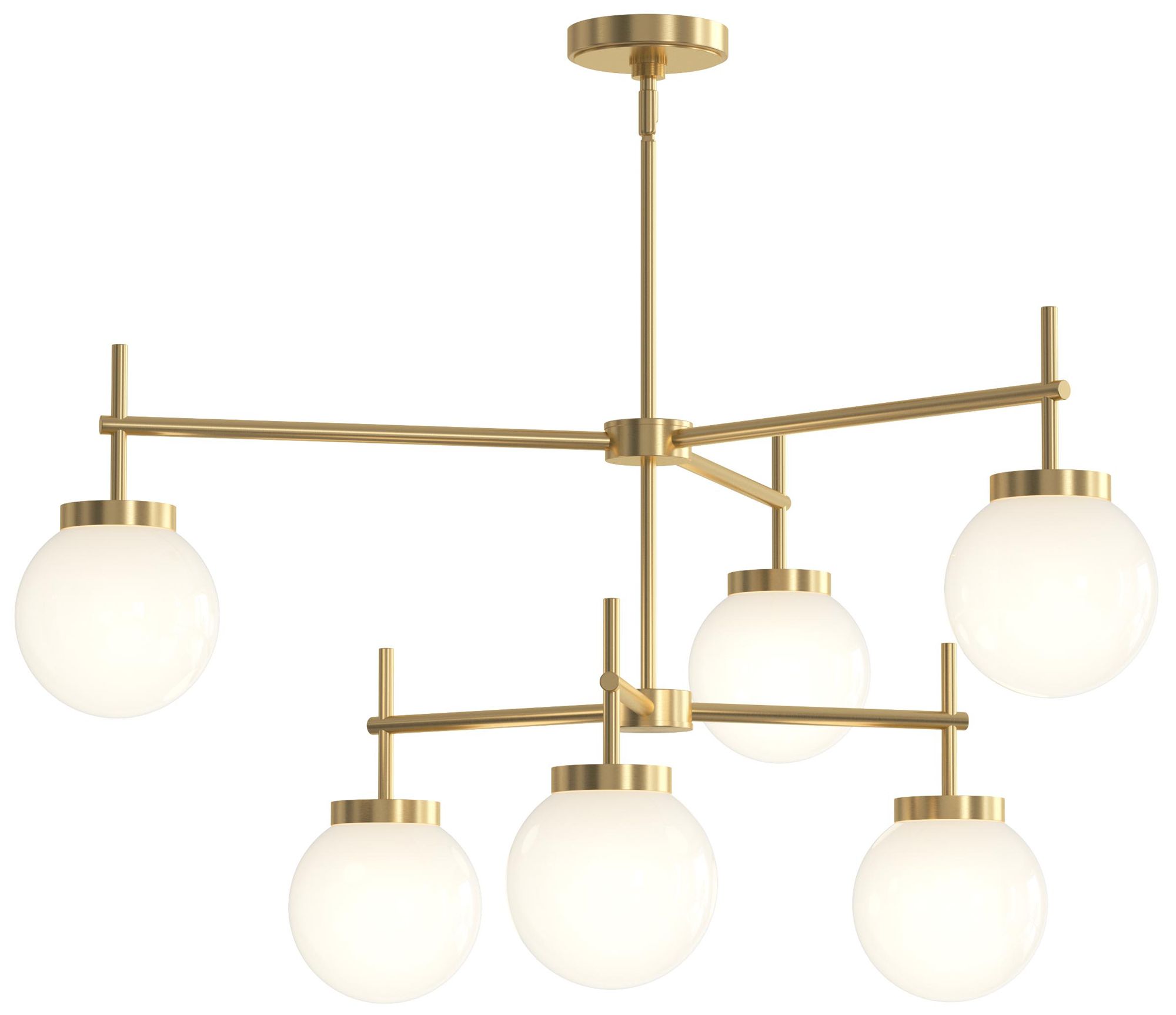 Rigsby Six-Light  Two-Tier Chandelier