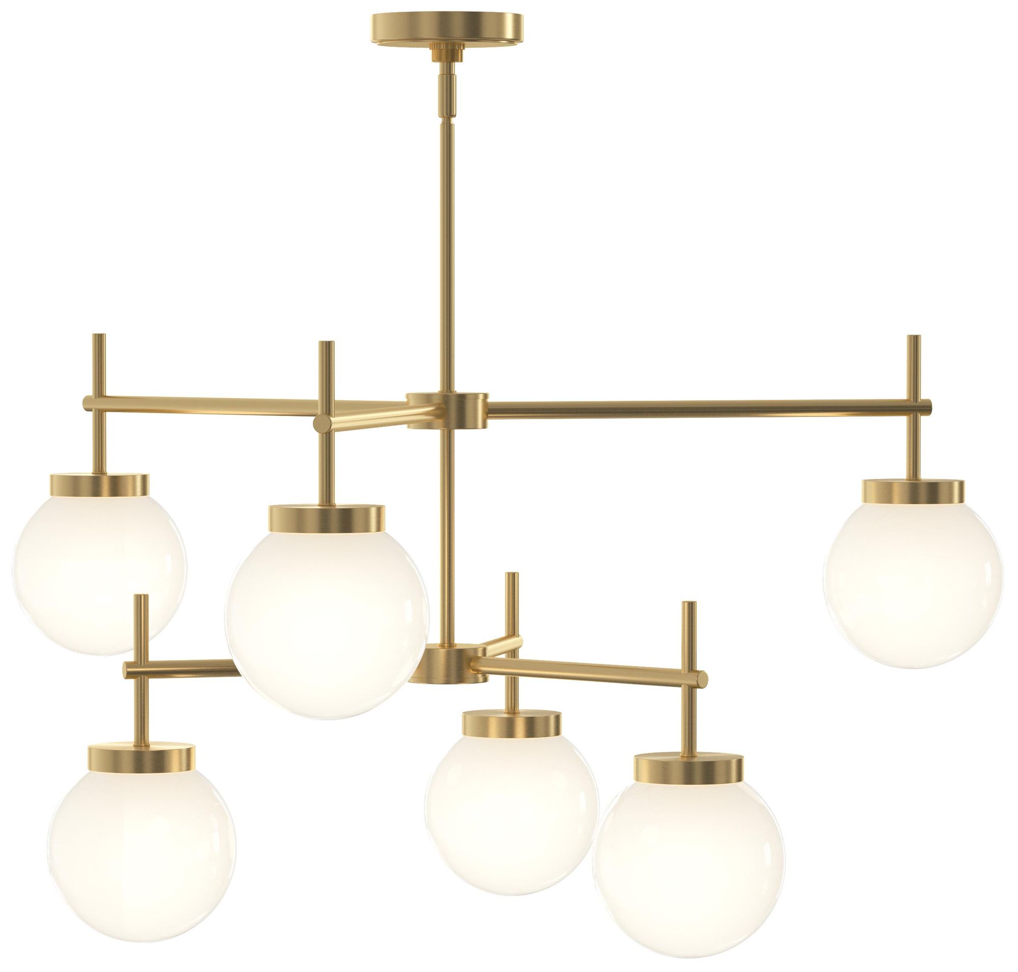 Rigsby Six-Light  Two-Tier Chandelier