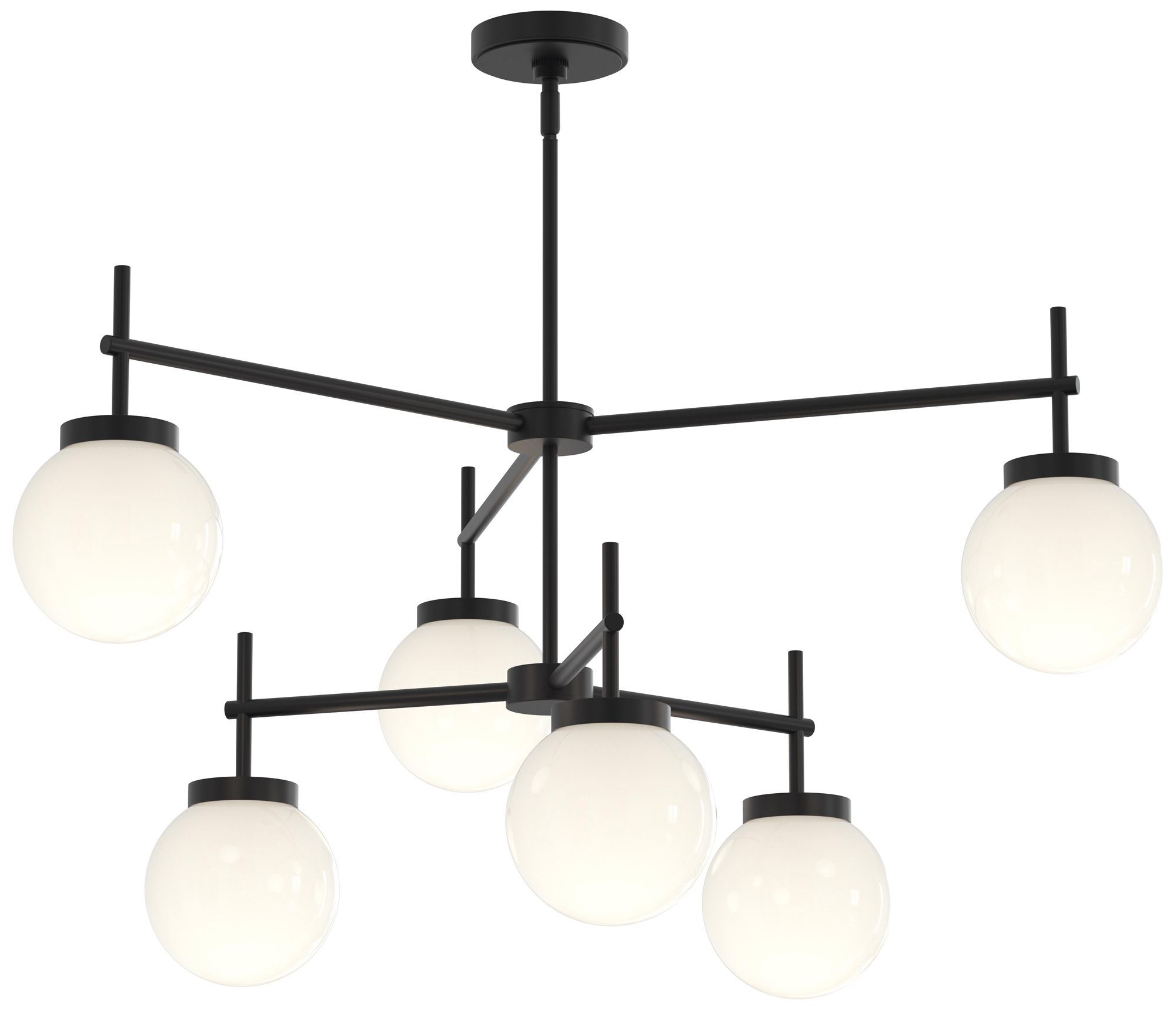 Rigsby Six-Light  Two-Tier Chandelier