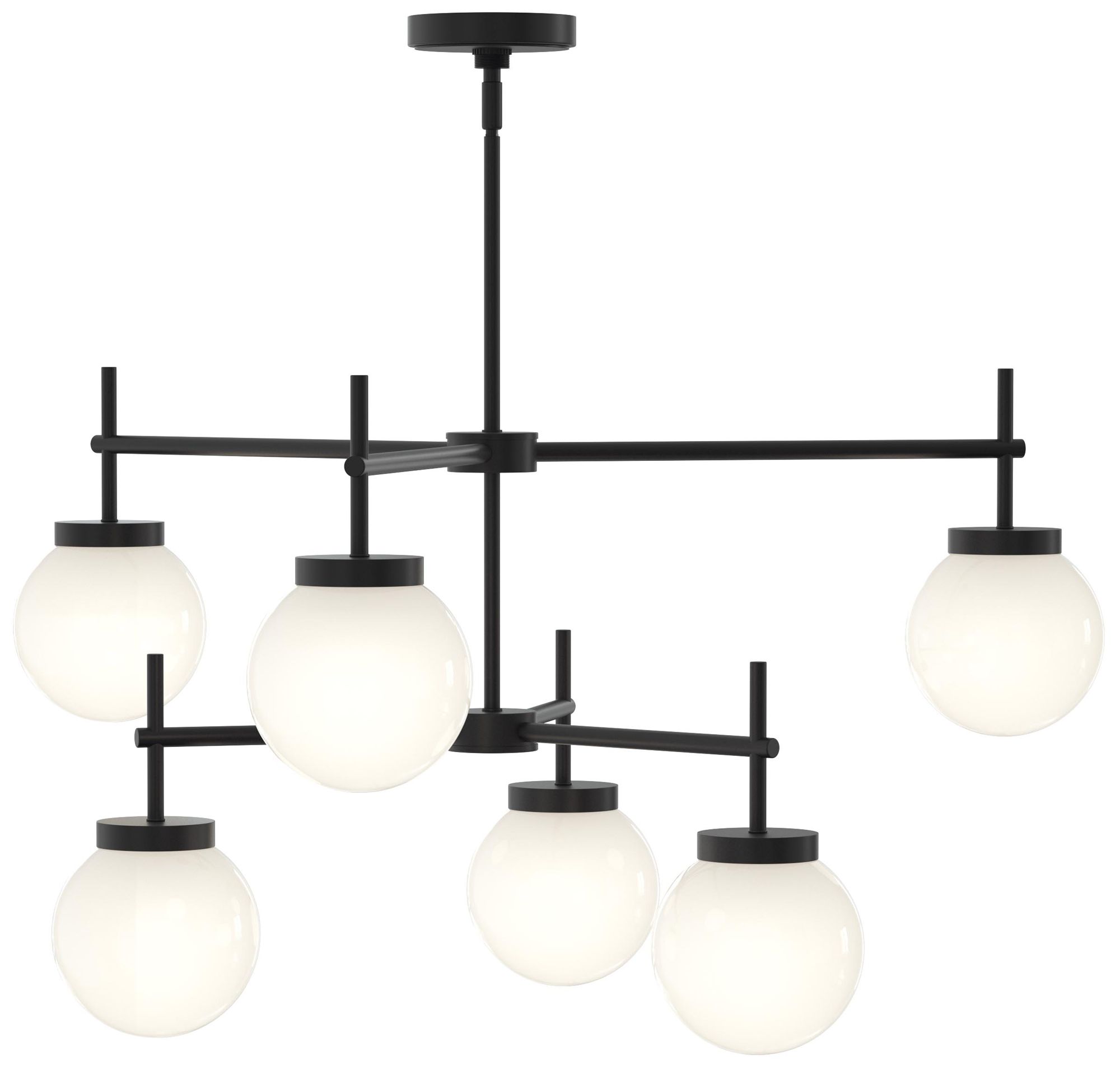 Rigsby Six-Light  Two-Tier Chandelier