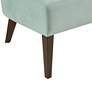Rile Light Blue Velvet Fabric Tufted Accent Lounge Chair