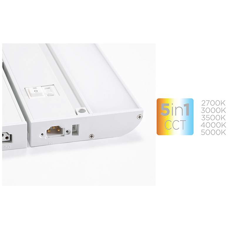 Image 3 Riley 32" Wide White 16W LED Under Cabinet more views