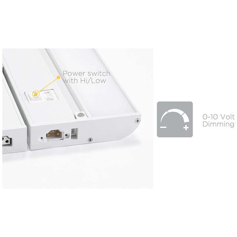 Image 5 Riley 40" Wide White 20W LED Under Cabinet more views
