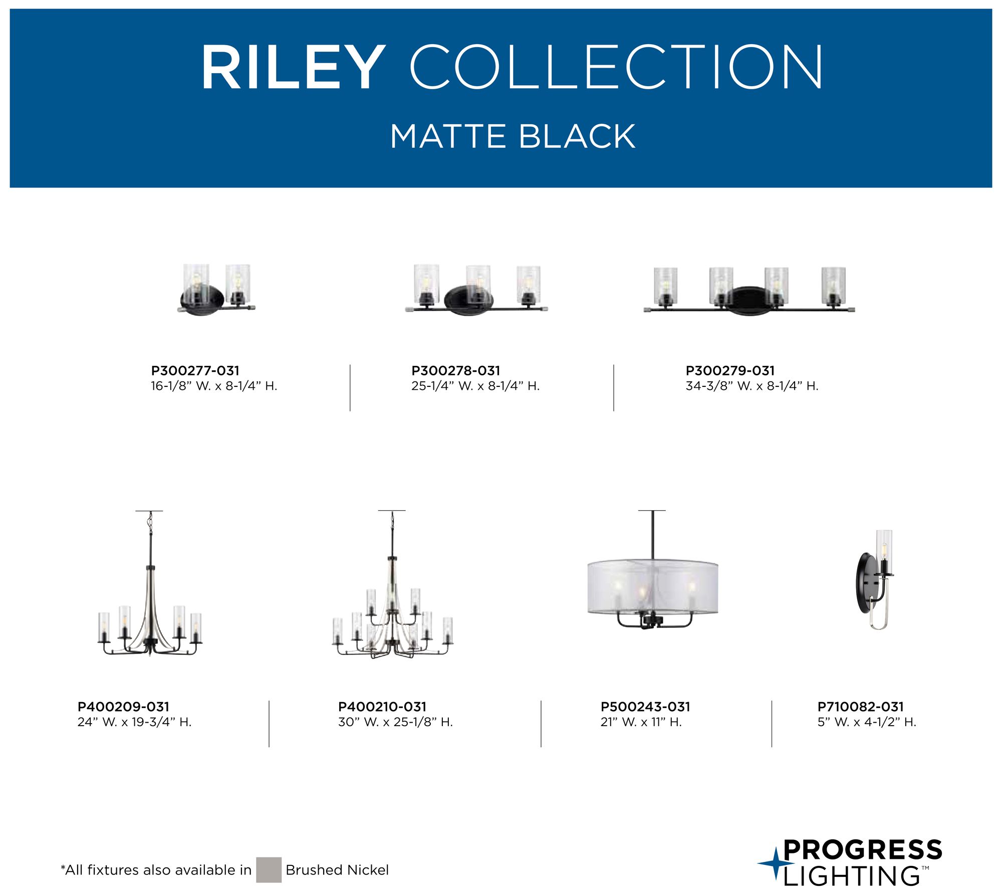 Image 7 Riley Collection Two-Light Clear Glass Modern Bath Vanity Light more views