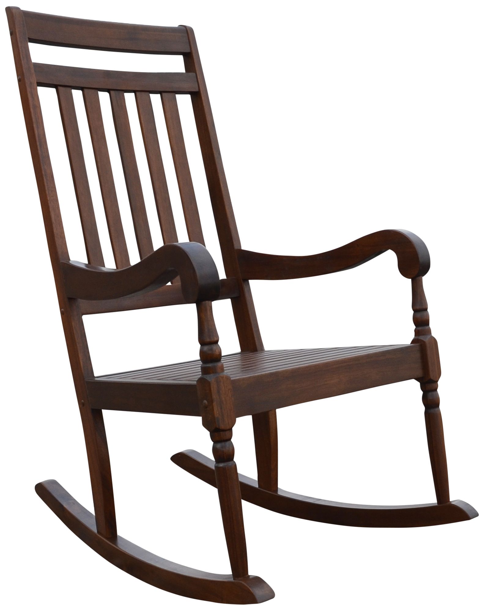 Image 2 Riley Elm Wood Slat Rocking Chair