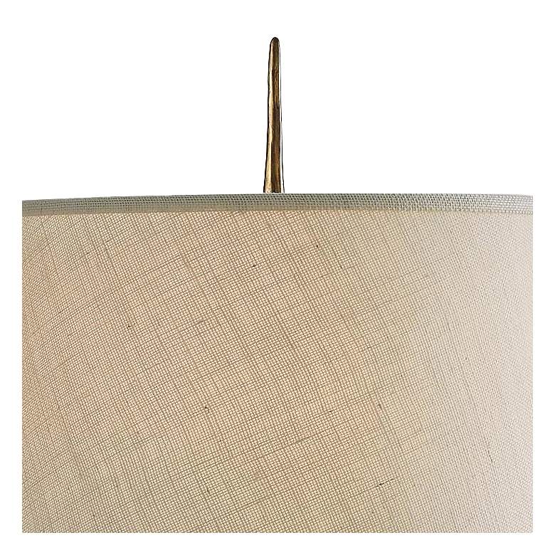 Image 3 Riley Gold Leaf Iron Tripod Table Lamp more views