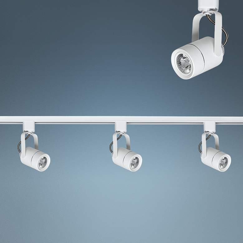 Image 1 Riley White 3-Light LED Linear Track Kit