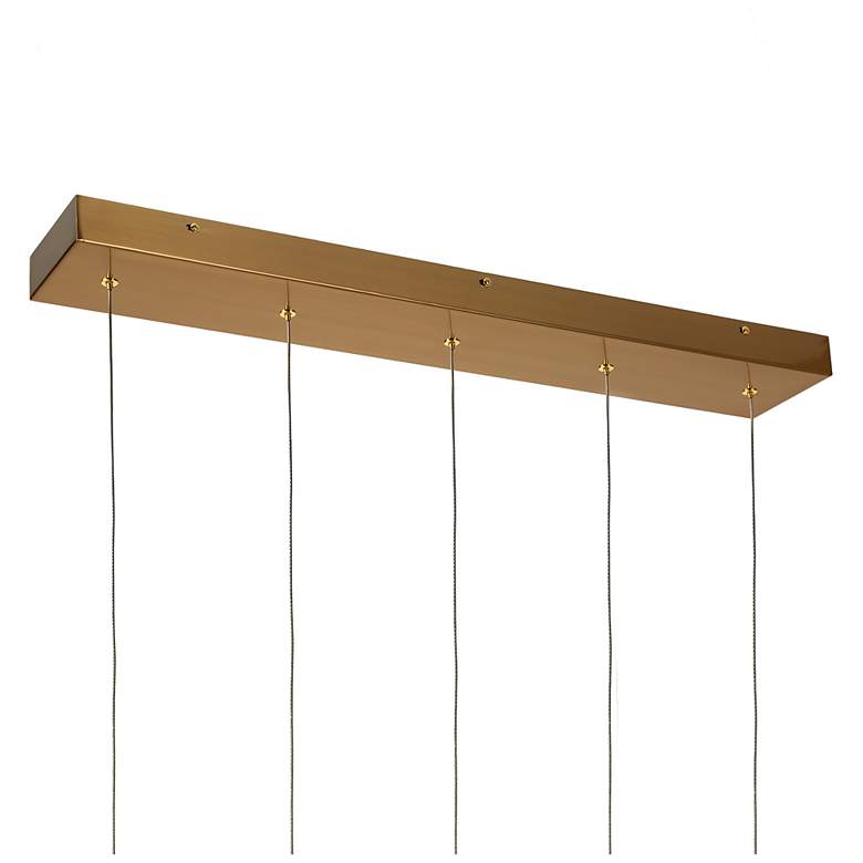 Image 6 Rilistenica 5-Light LED Acrylic Island Pendant Light more views