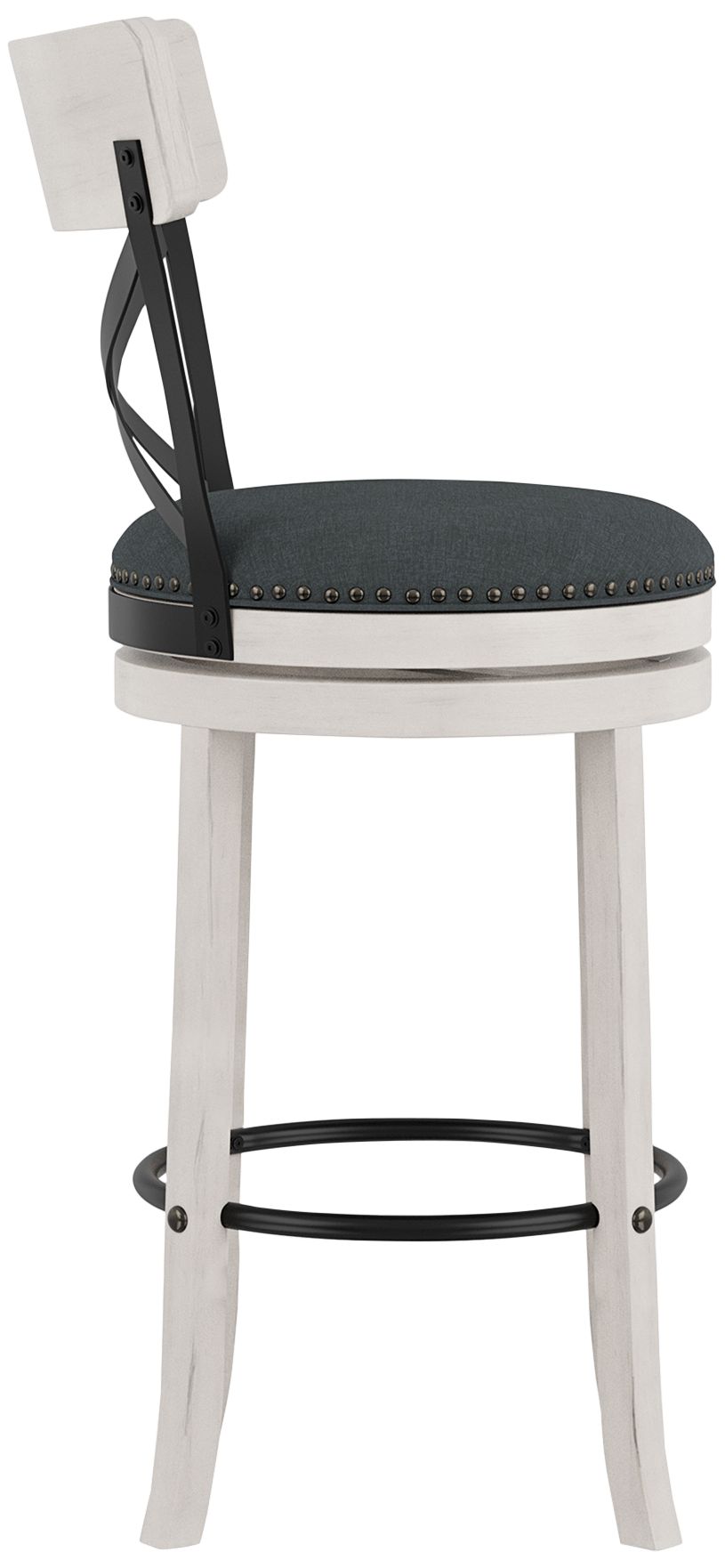 black and white bar stools set of 2