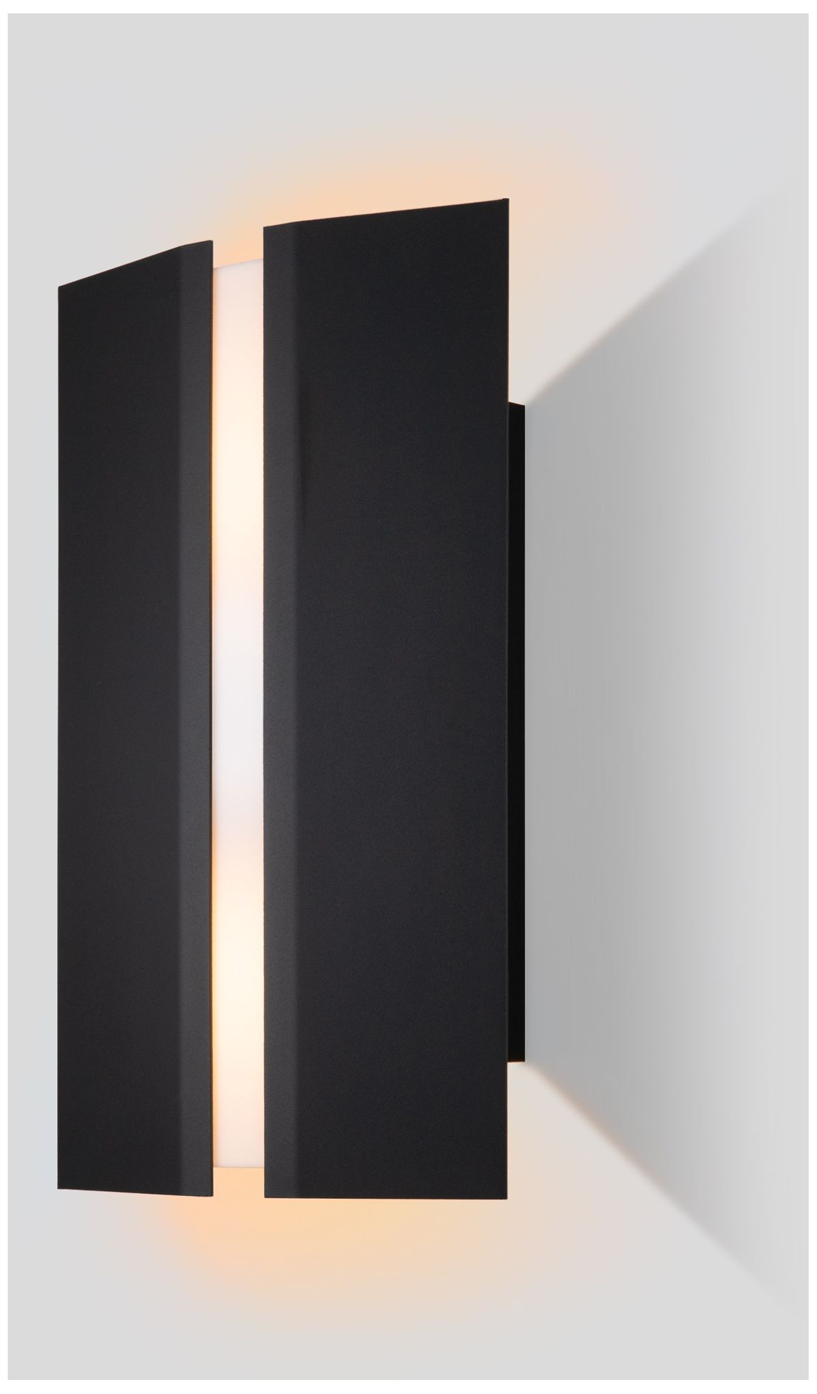 Rima Outdoor Textured Black 4000K Standard Output LED Sconce