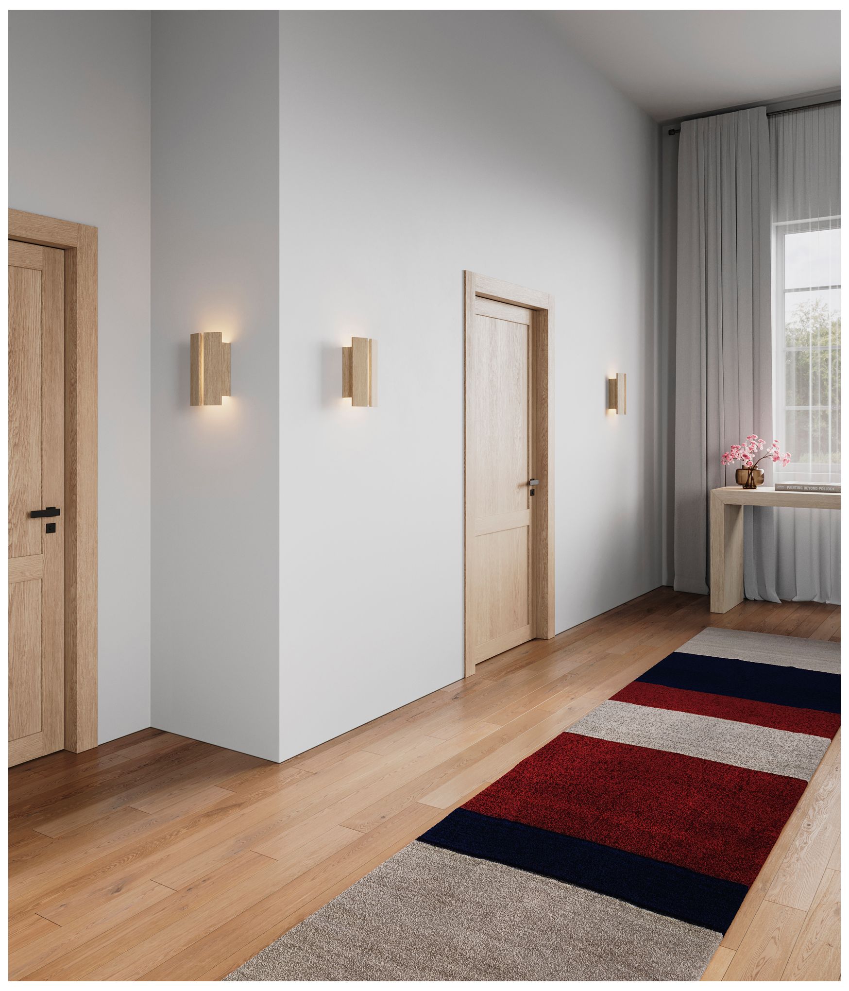 Image 3 Rima Sconce, Brushed Brass, 3000K more views