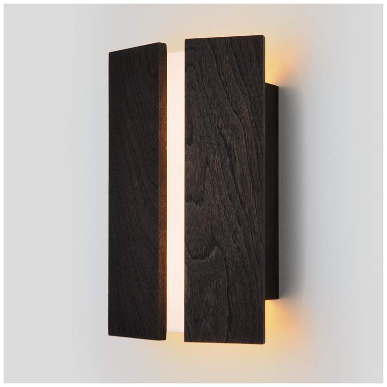 Image 1 Rima Sconce, Dark Stained Walnut, 2700K