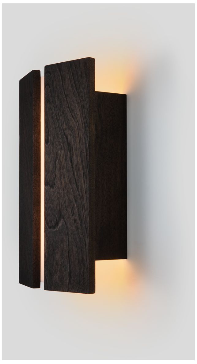 Image 4 Rima Sconce, Dark Stained Walnut, 3000K more views