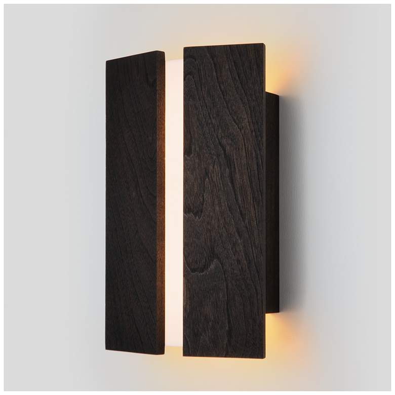 Image 1 Rima Sconce, Dark Stained Walnut, 3500K