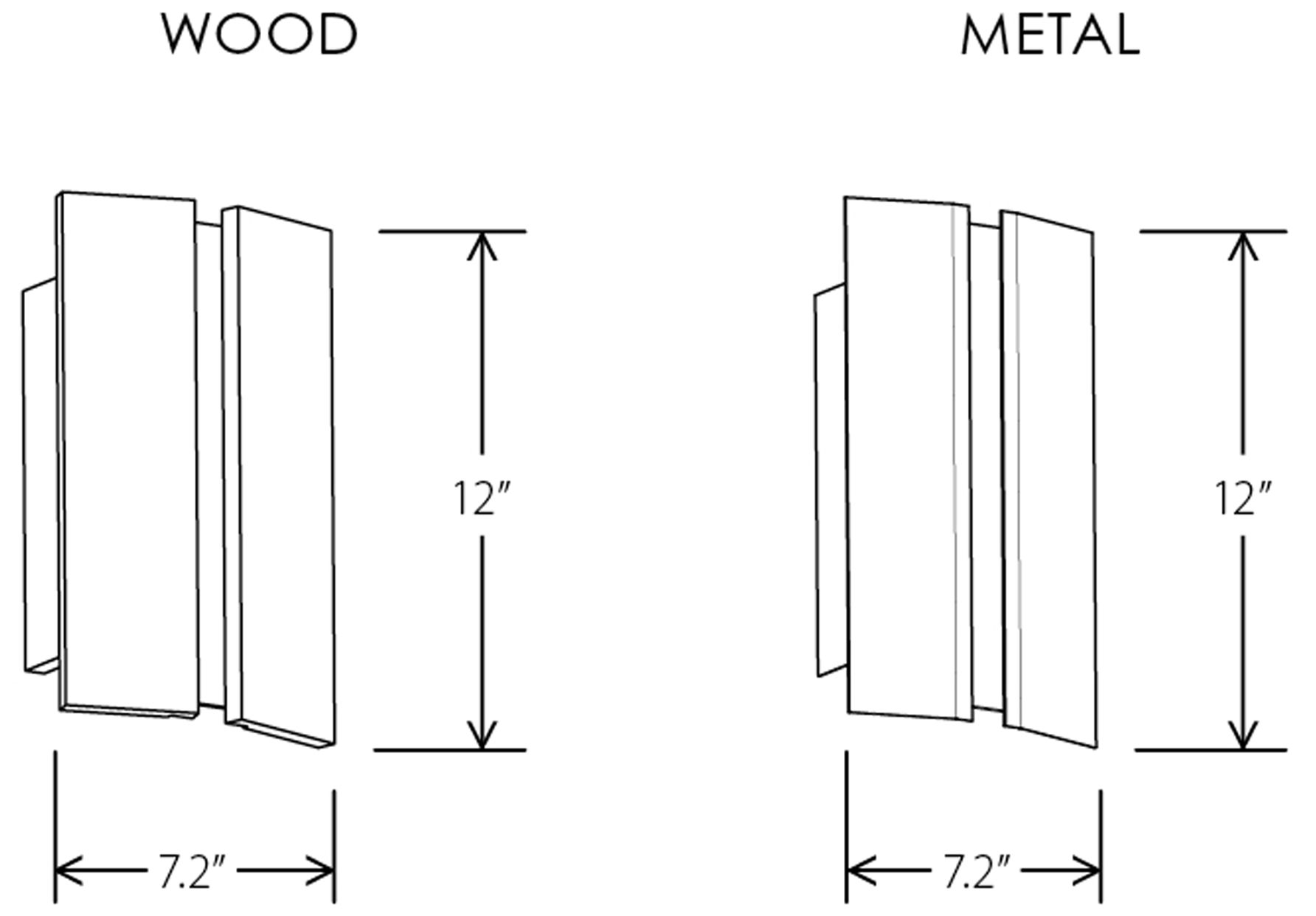 Rima Sconce, Distressed Brass, 3000K