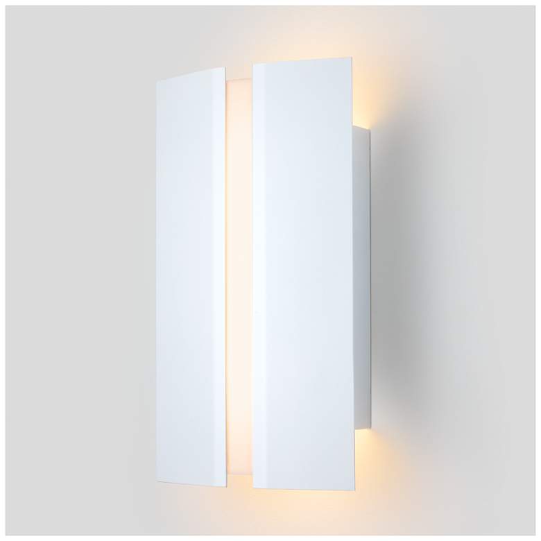 Image 1 Rima Sconce, Textured White, 3000K